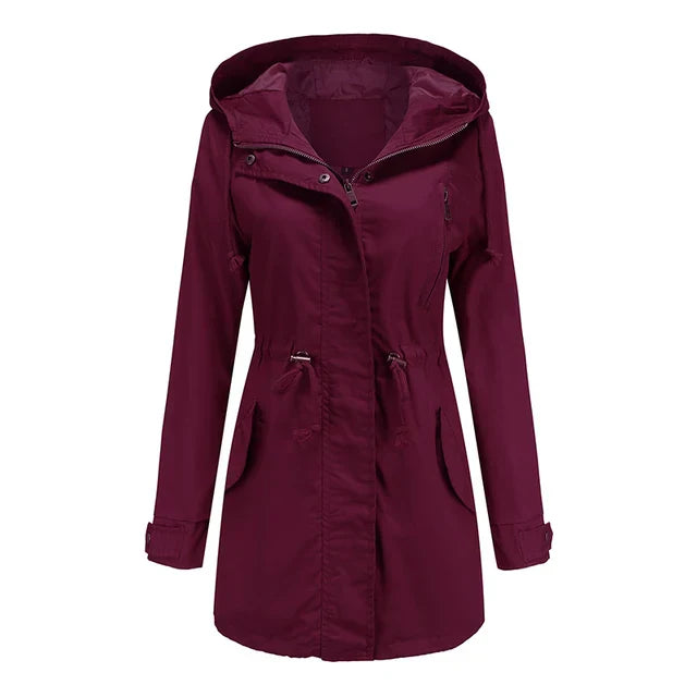 Stijlvolle Dames Jas met Capuchon – Marielle