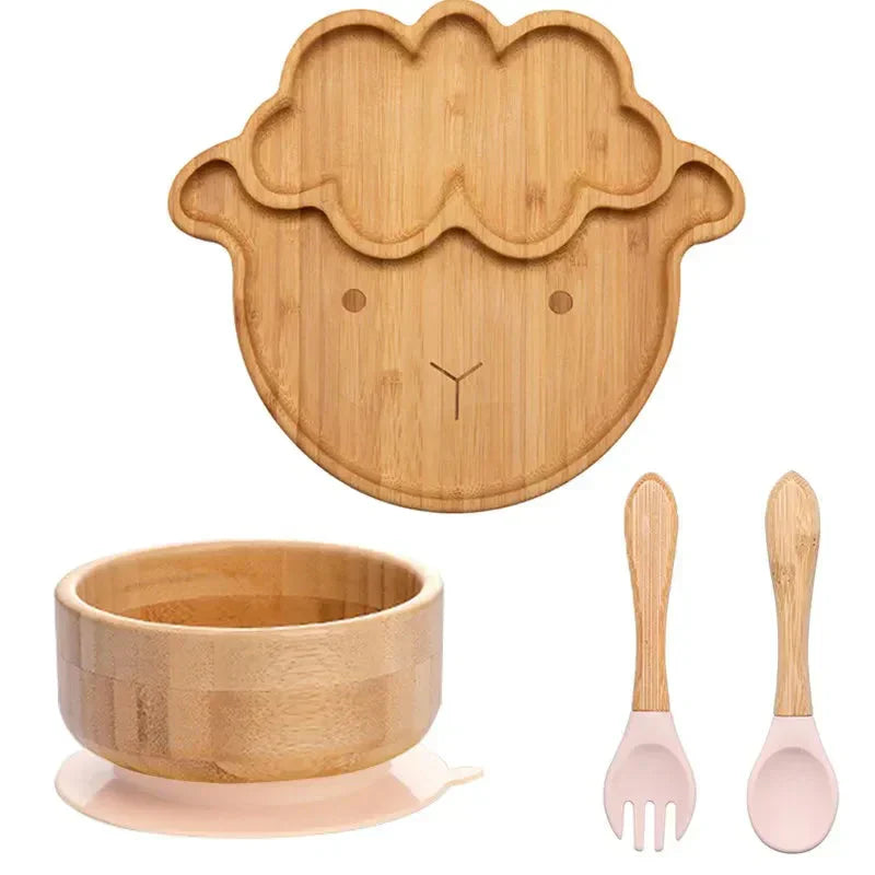 Kinderservies Set met Zuignap - EcoFeast