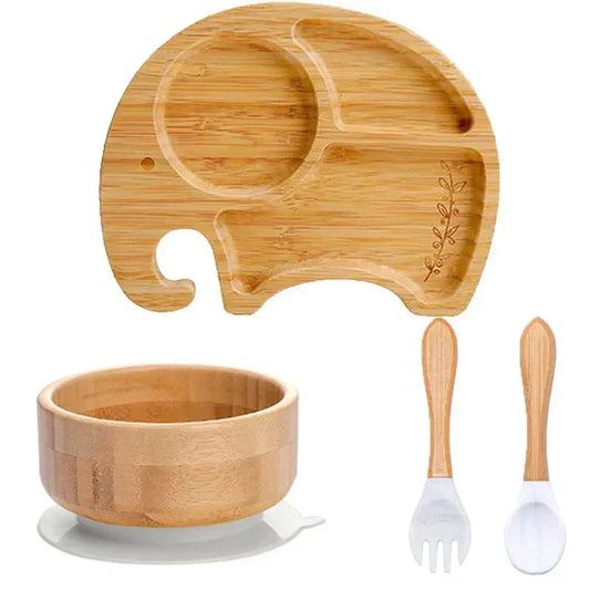 Kinderservies Set met Zuignap - EcoFeast