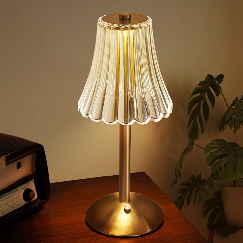 Gouden Kristallen Tafellamp - Aurora Luxe