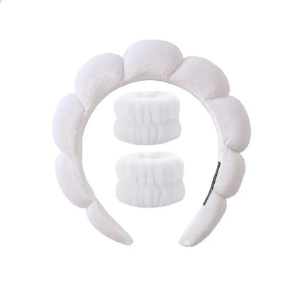 Pluche Spa Hoofdband & Polsband Set - Fluffiea