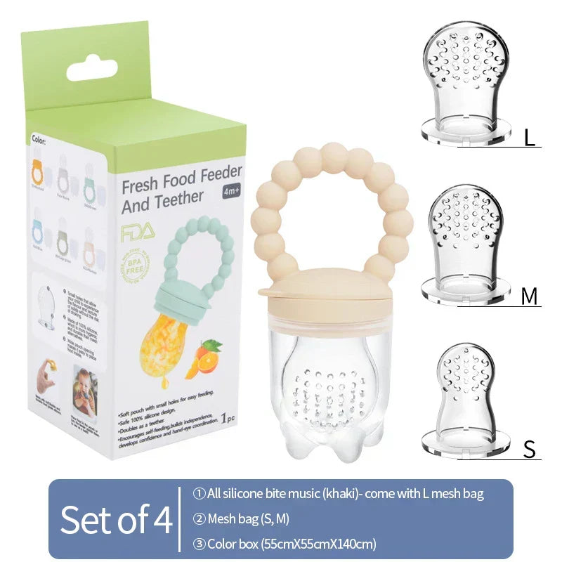 Fruit-speen voor baby's – veilig kauwen & zelfstandig leren eten (1+1 GRATIS actie)