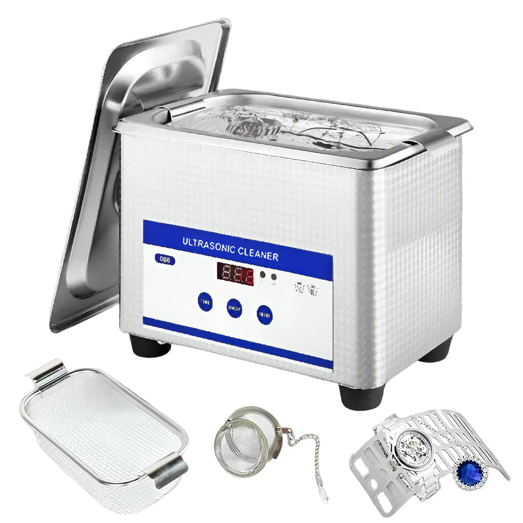 Ultrasone Brilreinigers 40kHz RVS Sieraad Reinigingsmachine – ClearWave