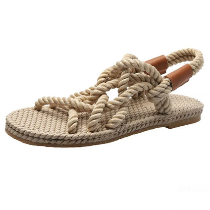 Gevlochten Gladiatorsandalen – Serina