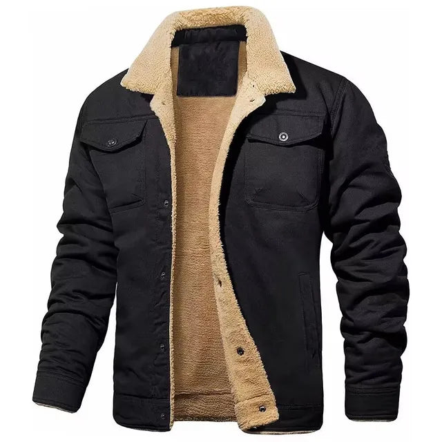 Heren Katoenfleece Bomberjack – Ewan