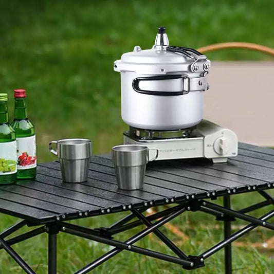 Camping Druk Cooker Aluminium Legering Draagbaar Buitenkookgerei – TrailMate