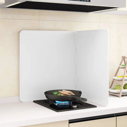 Vouwbare Roestvrijstalen Vet Spatbescherming 2-zijdige Oliebescherming – CookShield