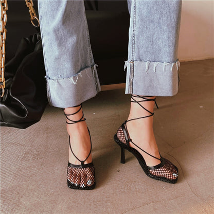 Pumps met Spitzen Look – Céleste