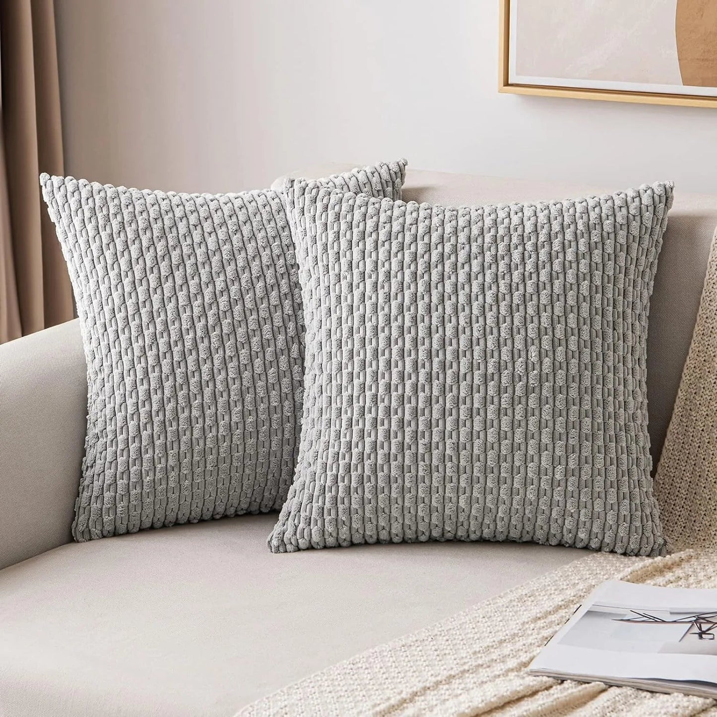 Corduroy Kussenhoezen met Boho-Stijl – Velvia