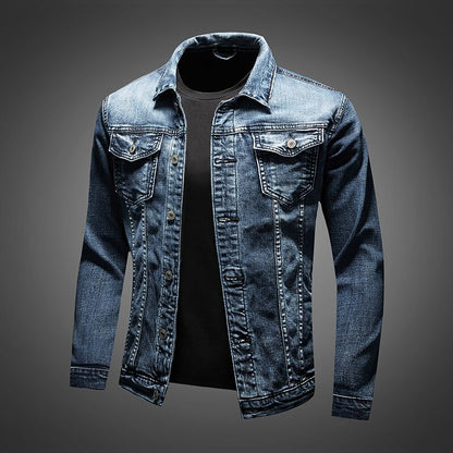 Tijdloze Heren Denim Jas - Viggo