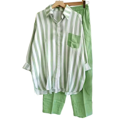Tweedelige Dames Linnen Zomerset - Zayenne