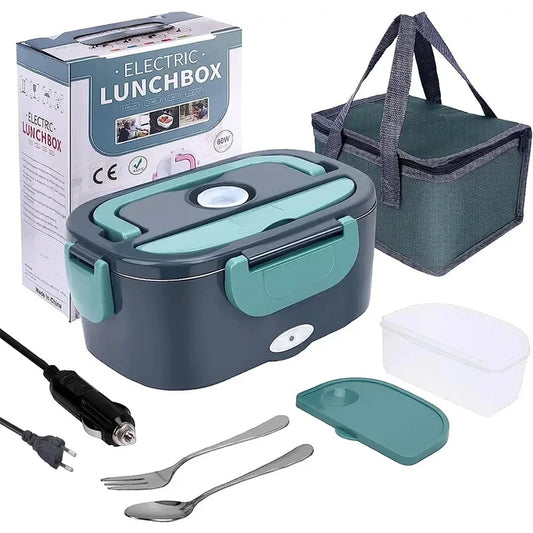 1.5L Elektrische Lunchbox Voedselverwarmer 60W Draagbare Lekvrije Verwarmer