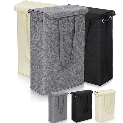 45L Slim Wasmand met Deksel – Neris