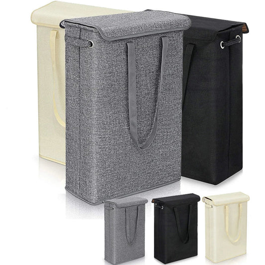 45L Slim Wasmand met Deksel – Neris