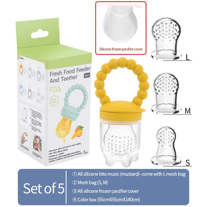 Fruit-speen voor baby's – veilig kauwen & zelfstandig leren eten (1+1 GRATIS actie)