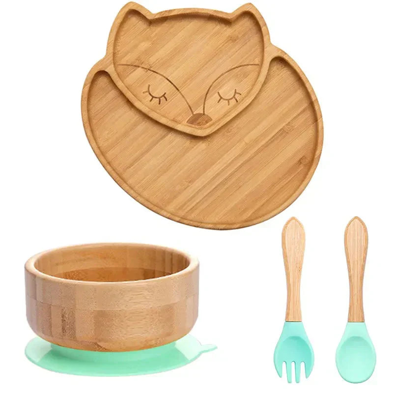 Kinderservies Set met Zuignap - EcoFeast