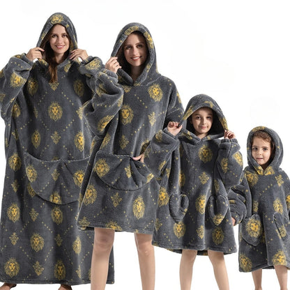 Hoodie-Deken voor Herfst Gezelligheid – SpookySnuggle