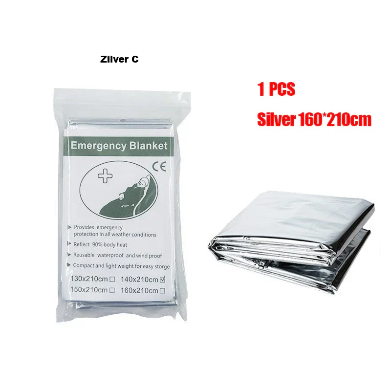 Multifunctionele Nooddeken en Isolatiedeken - ThermaShield Poncho