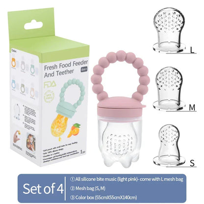 Fruit-speen voor baby's – veilig kauwen & zelfstandig leren eten (1+1 GRATIS actie)