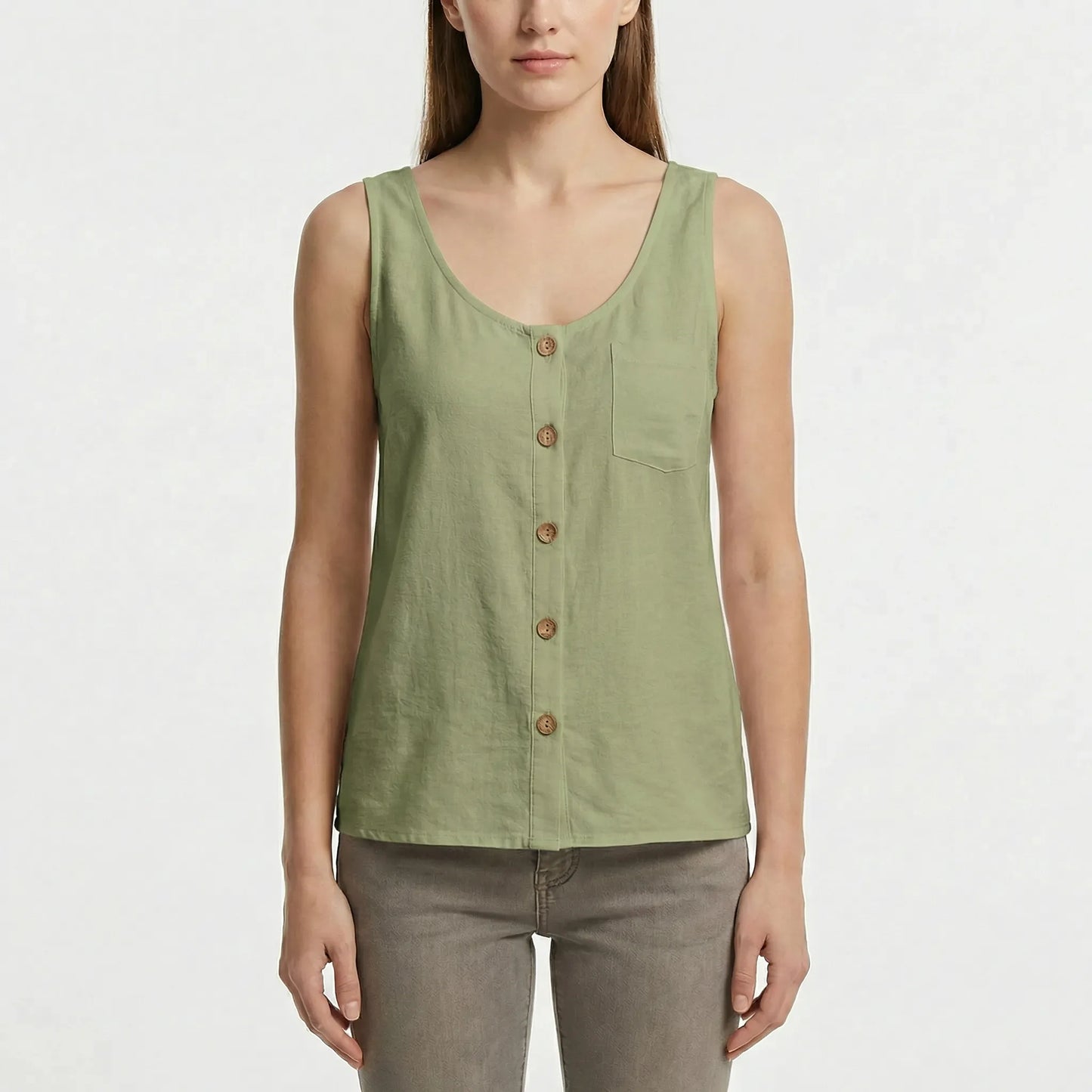 Schlanker Damen Tanktop Schnitt - Caroline
