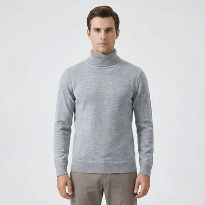 Schmal Geschnittener Rollkragen Sweater - Toni