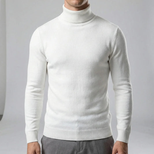 Schmal Geschnittener Rollkragenpullover Für Herren - Dario