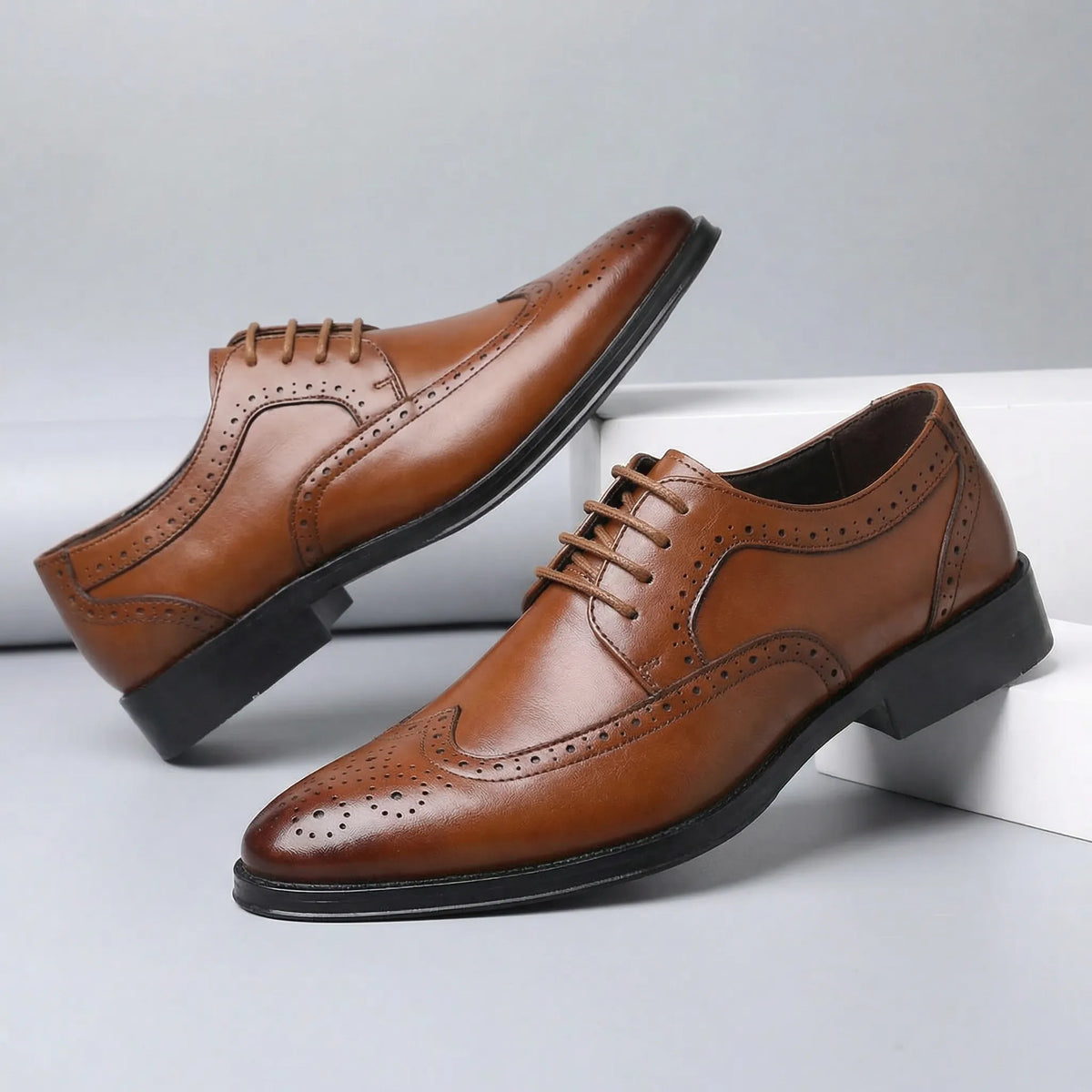 Schmaler Wingtip-Schnürschuh - Nicolai