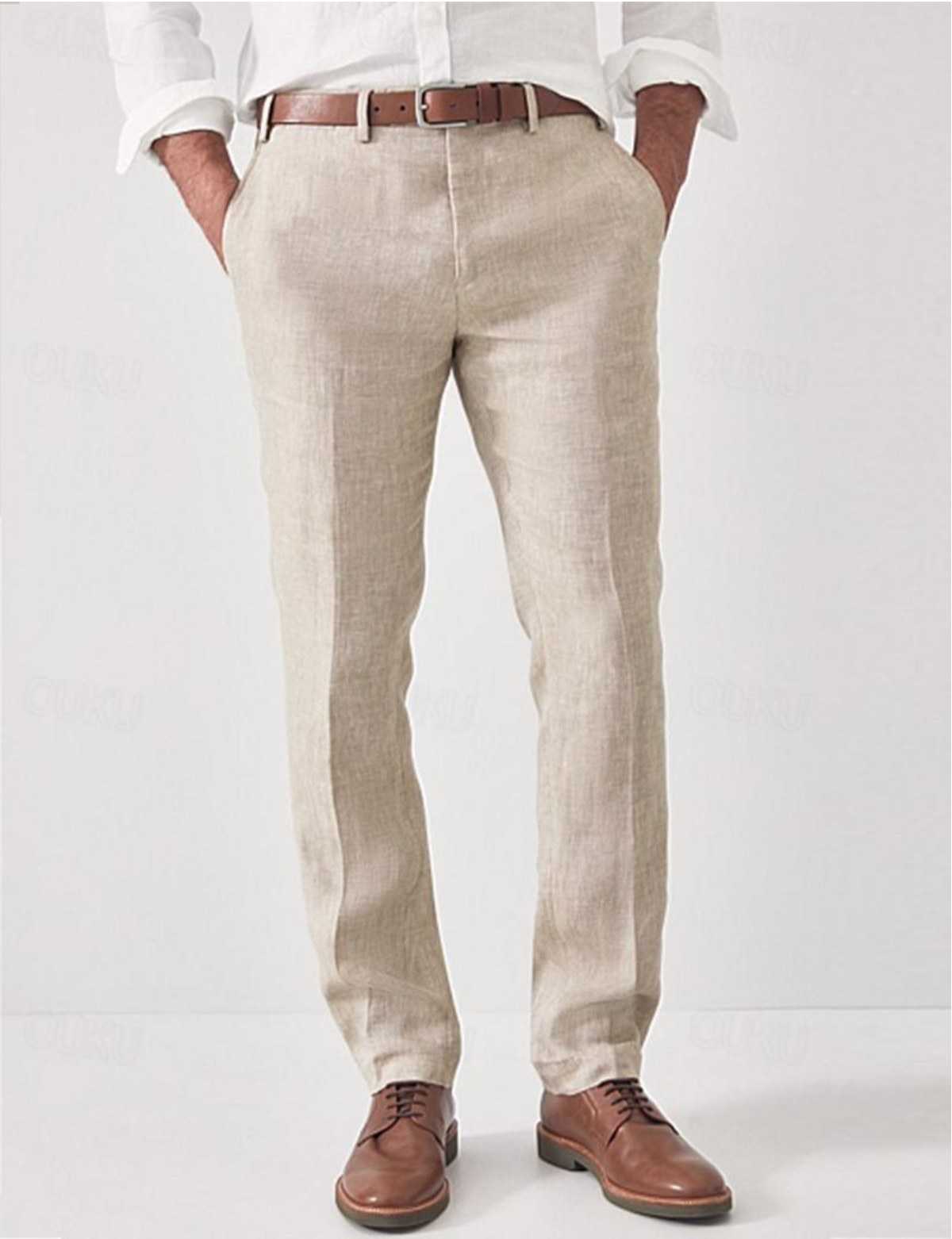 Comfortabele Linnen Herenbroek – Elias