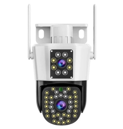 Set van 2 Beveiligingscamera’s met Dubbele Lens – DualGuard Max 2-Pack