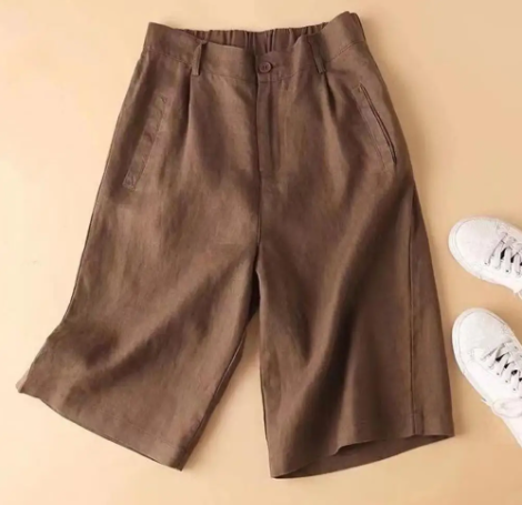 Dames Linnen-Katoenen Zomershorts - Elvira