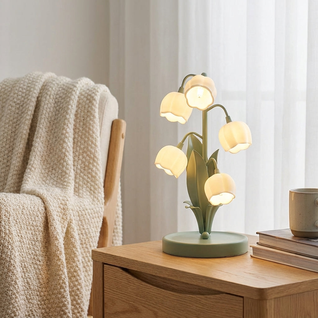 Sculptural Flower Table Lamp -  Florencea