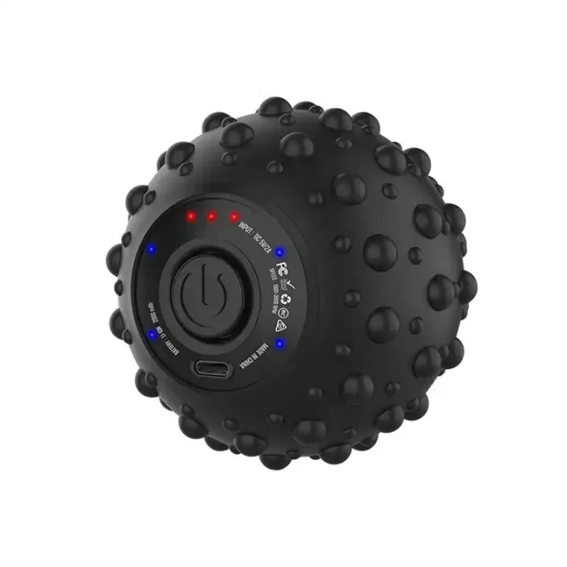4-Speed Trillende Massagebal met Warmtetherapie & Textuuroppervlak – FlexiRoll