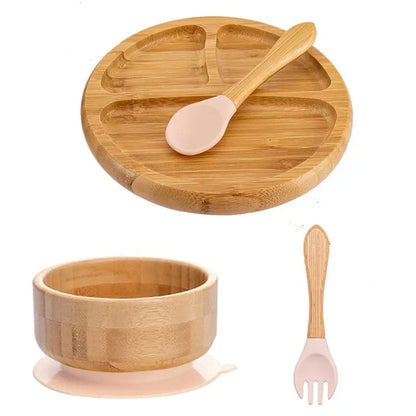 Kinderservies Set met Zuignap - EcoFeast