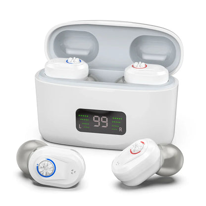 Draadloos mini-hoortoestel met geluidsreductie – HearMax