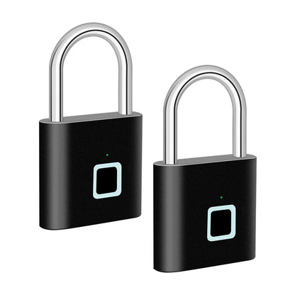 Slim vingerafdrukhangslot met USB-opladen & waterdicht ontwerp – Titan