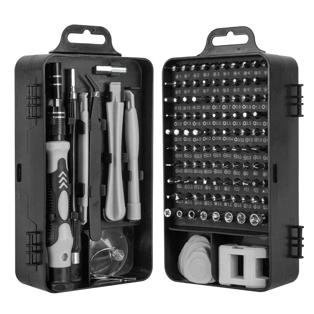 115-in-1 Precisie Schroevendraaierset met Magnetische Reparatietools – ProFix