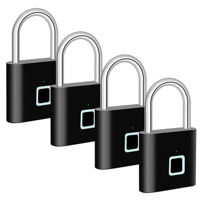 Slim vingerafdrukhangslot met USB-opladen & waterdicht ontwerp – Titan