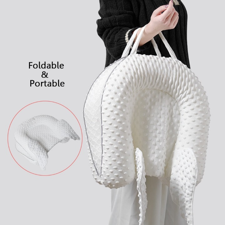 Ergonomisch babynest met rugsteun en mesh-ligvlak – Cosynido