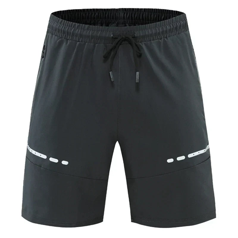 Sportieve & Stijlvolle Slim-Fit Trainingsshorts met Ritszakken – Kian