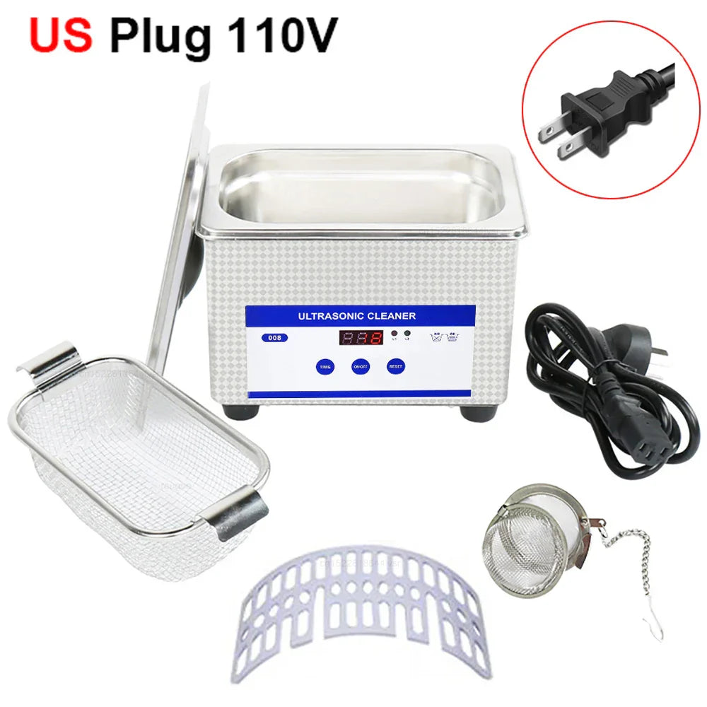 Ultrasone Brilreinigers 40kHz RVS Sieraad Reinigingsmachine – ClearWave