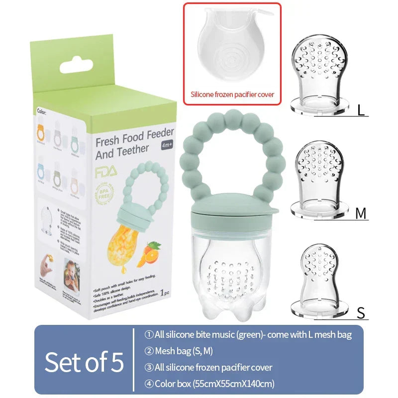 Fruit-speen voor baby's – veilig kauwen & zelfstandig leren eten (1+1 GRATIS actie)