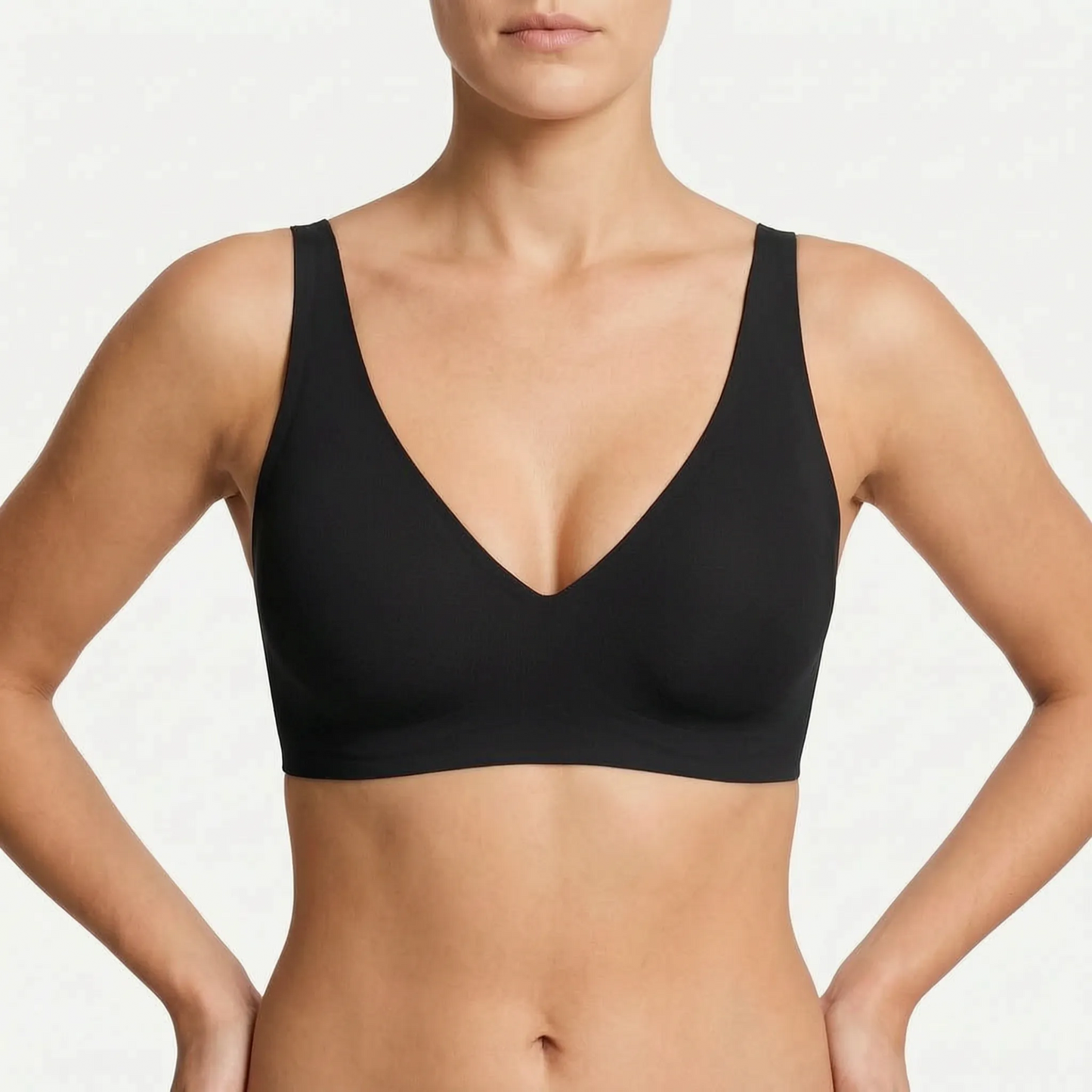 Seamless Push-Up Bralette - Pearl