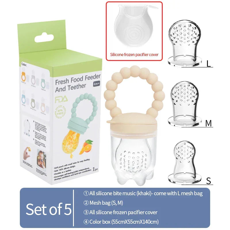 Fruit-speen voor baby's – veilig kauwen & zelfstandig leren eten (1+1 GRATIS actie)