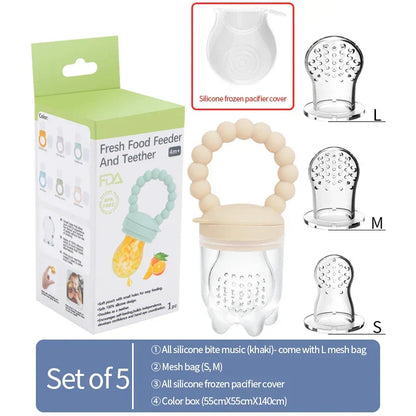 Fruit-speen voor baby's – veilig kauwen & zelfstandig leren eten (1+1 GRATIS actie)