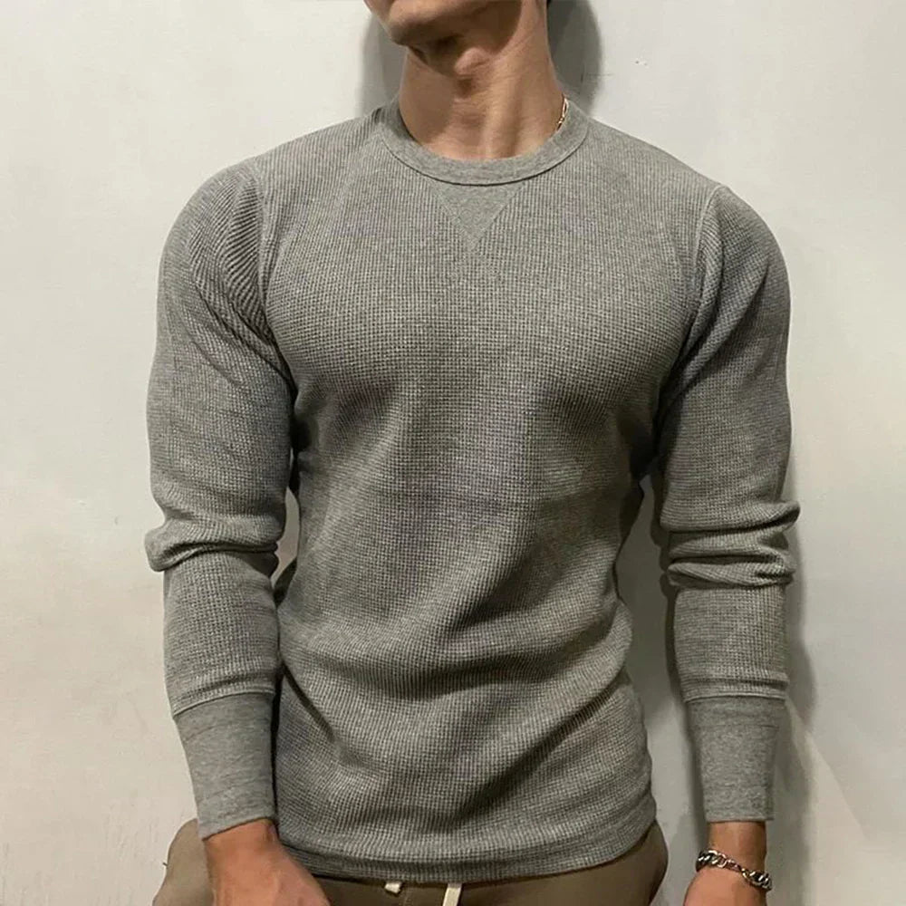 Heren Muscle Fit Herfsttrui - Bravone