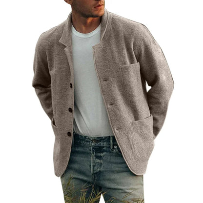 Heren cardigan met getailleerde pasvorm – Dario