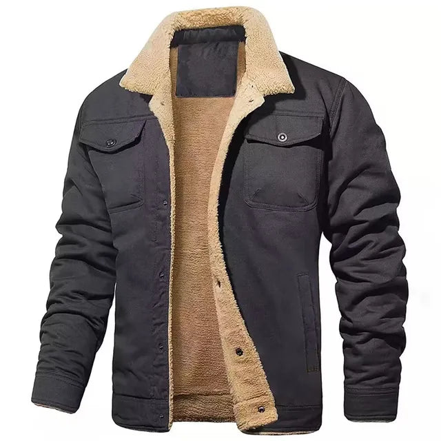 Heren Katoenfleece Bomberjack – Ewan