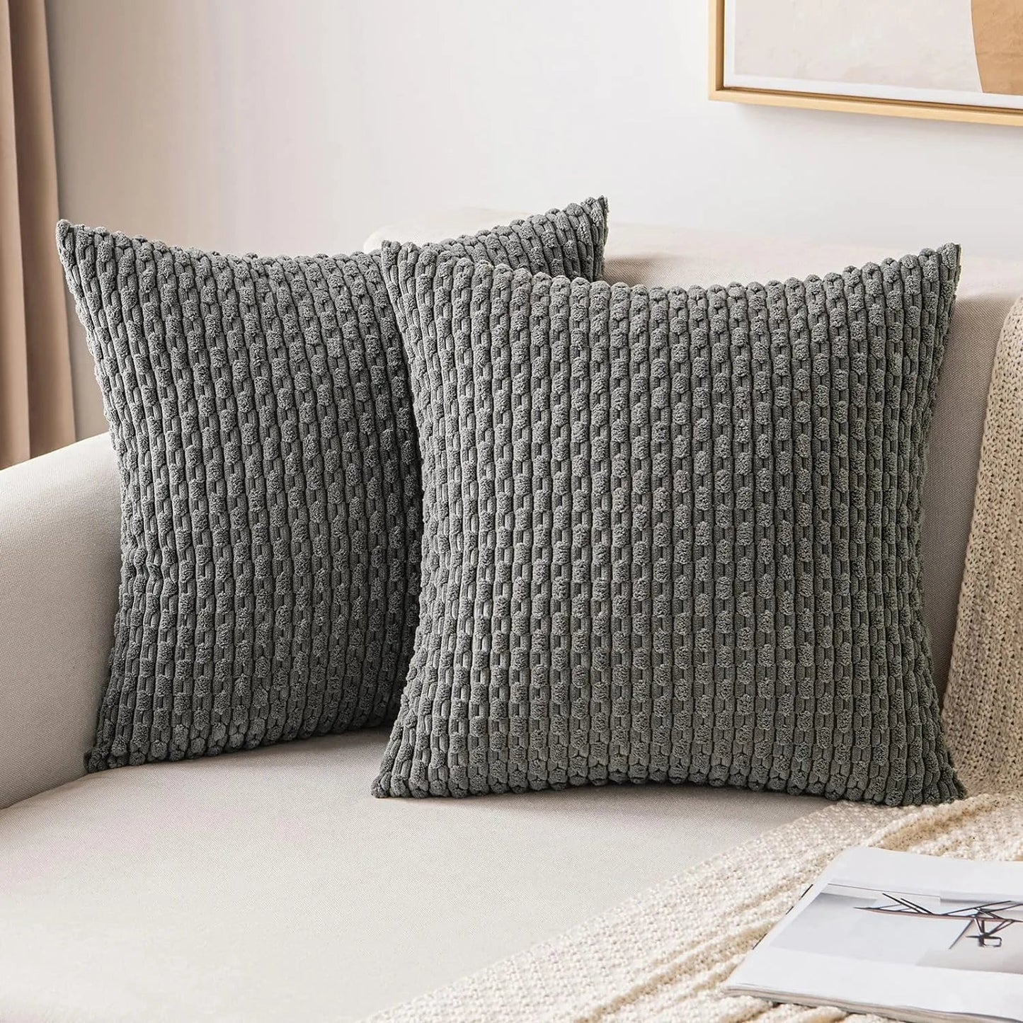 Corduroy Kussenhoezen met Boho-Stijl – Velvia