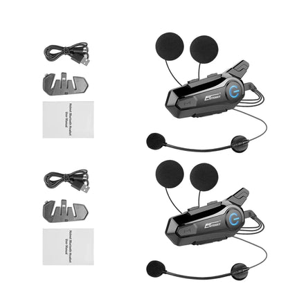 Bluetooth Motorhelm Intercom Headset met 1000m Bereik & IPX6 Waterdicht – RoadComm