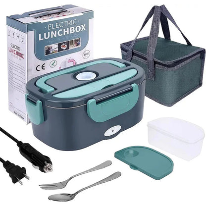 1.5L Elektrische Lunchbox Voedselverwarmer 60W Draagbare Lekvrije Verwarmer